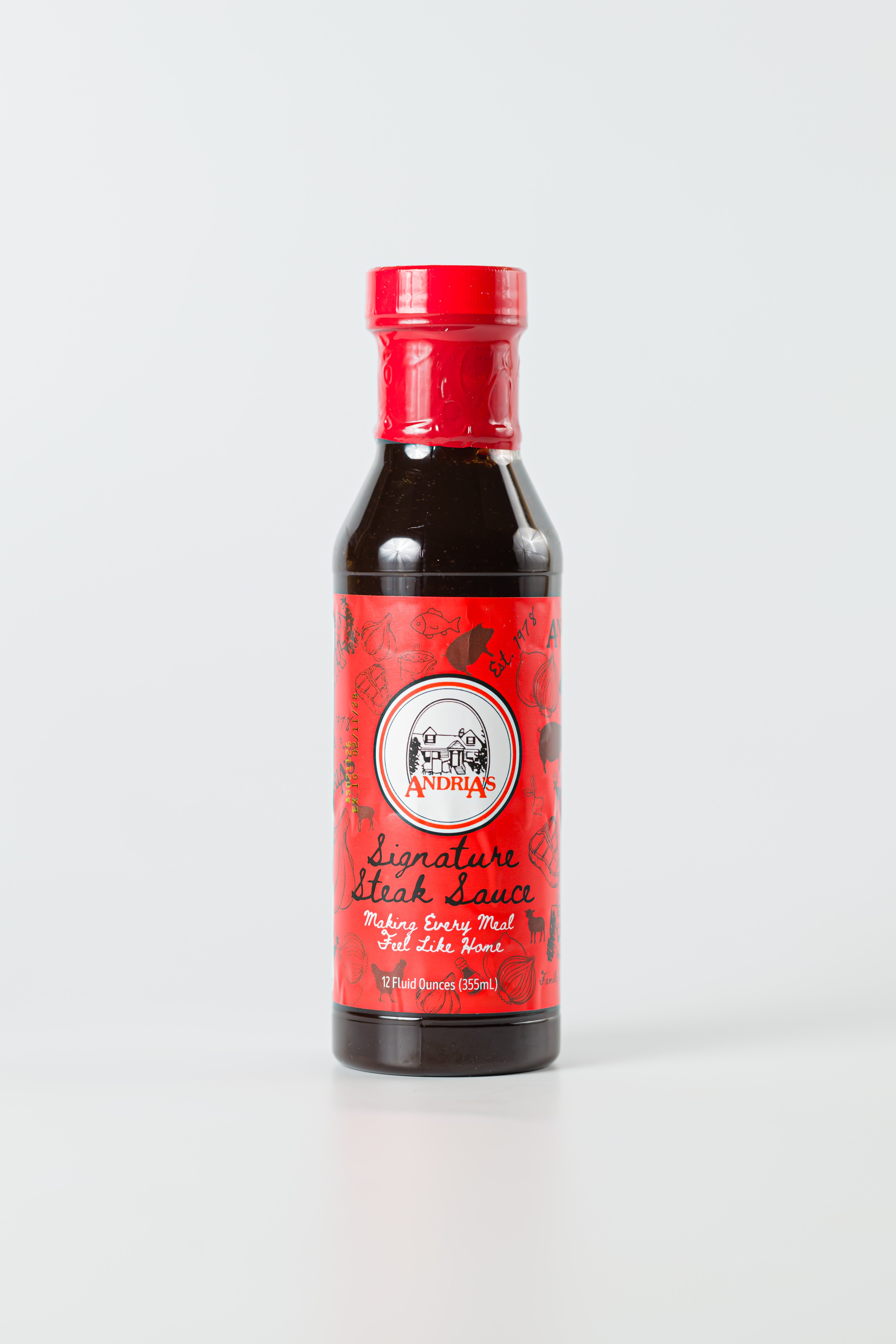 Andria's Steak Sauce 12oz Bottle image 0