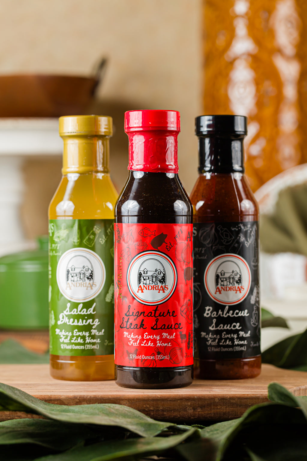 Case (12) Andria's 12oz Barbecue Sauce image 1