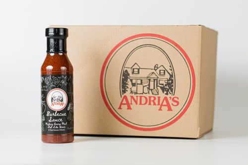 Case (12) Andria's 12oz Barbecue Sauce image 0
