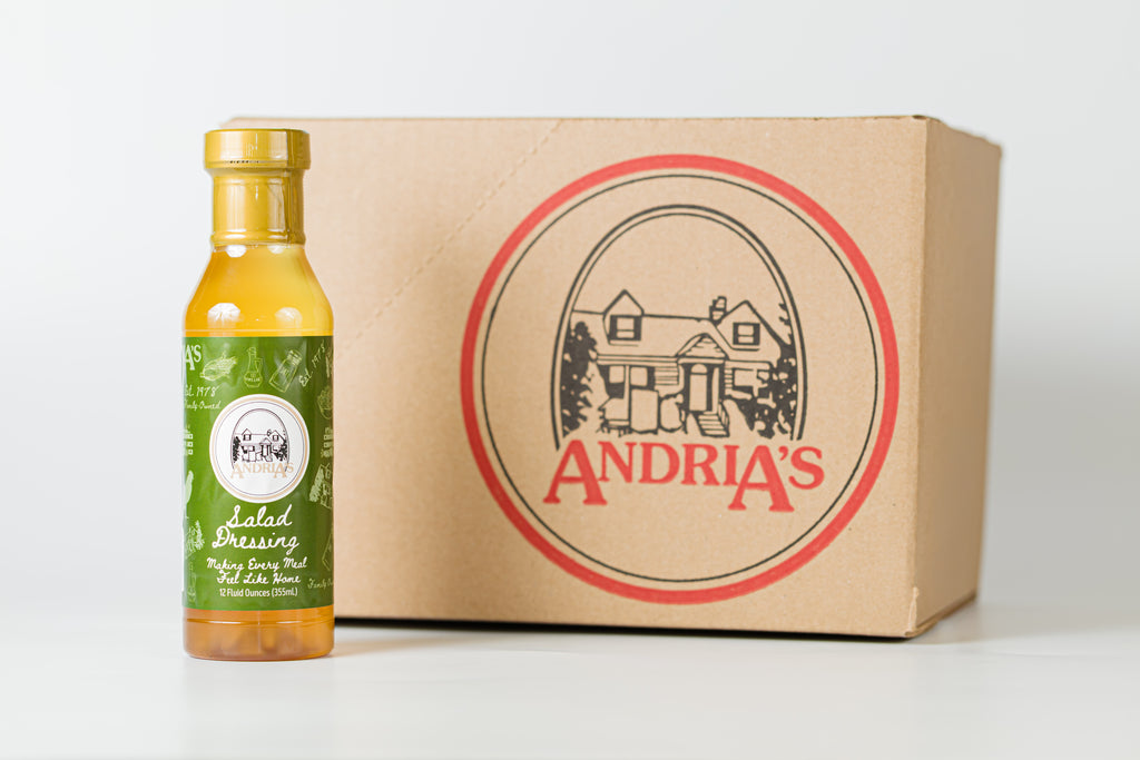 Case (12) Andria's 12oz. Salad Dressing image 0