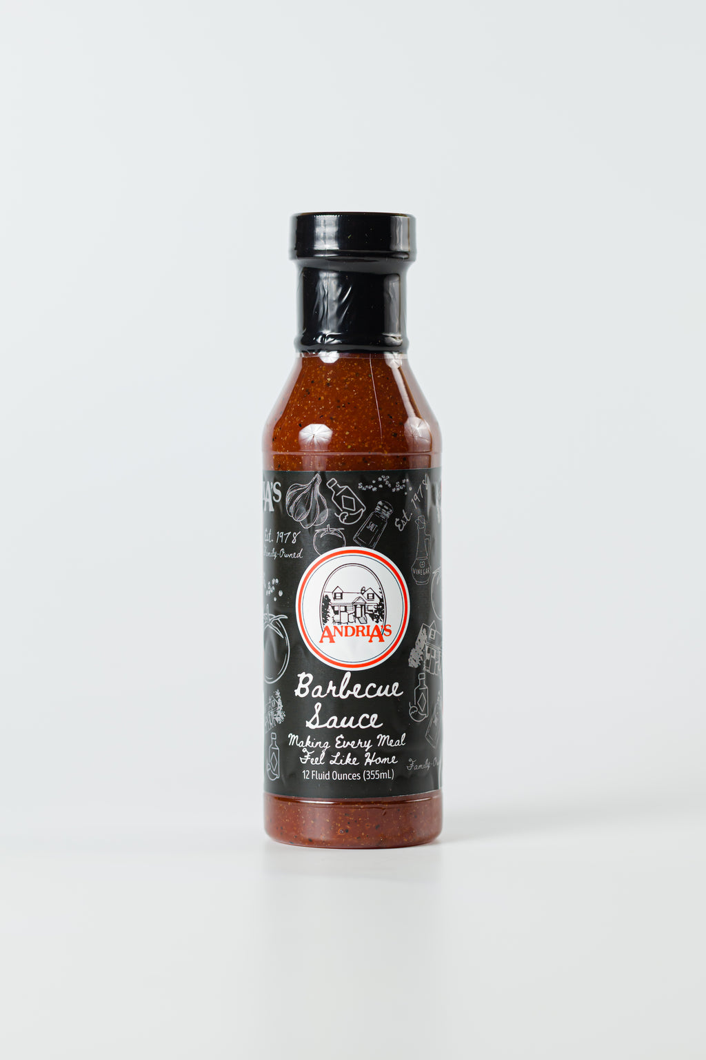 Andria's Barbecue Sauce 12oz Bottle image 0